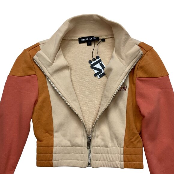 Shane Justin 2 Piece Set Track Suit XS Orange - Picture 3 of 11